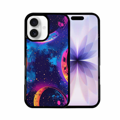 iPhone 17 Case — Neon Winter Moon Cartoon Cute, Original Design Phone Case