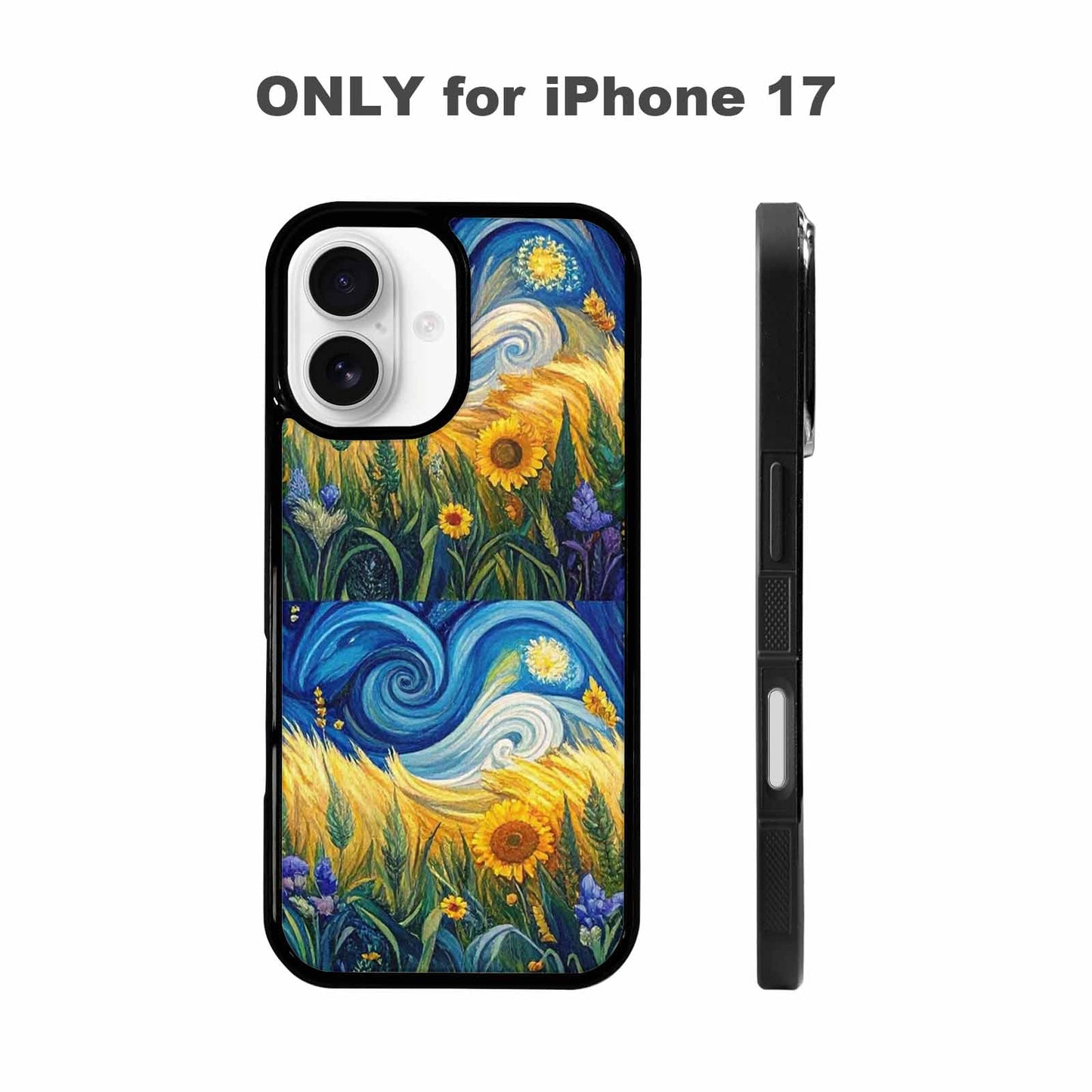 iPhone 17 Case — Small Van Gogh Style Galaxy Space, Original Design Phone Case