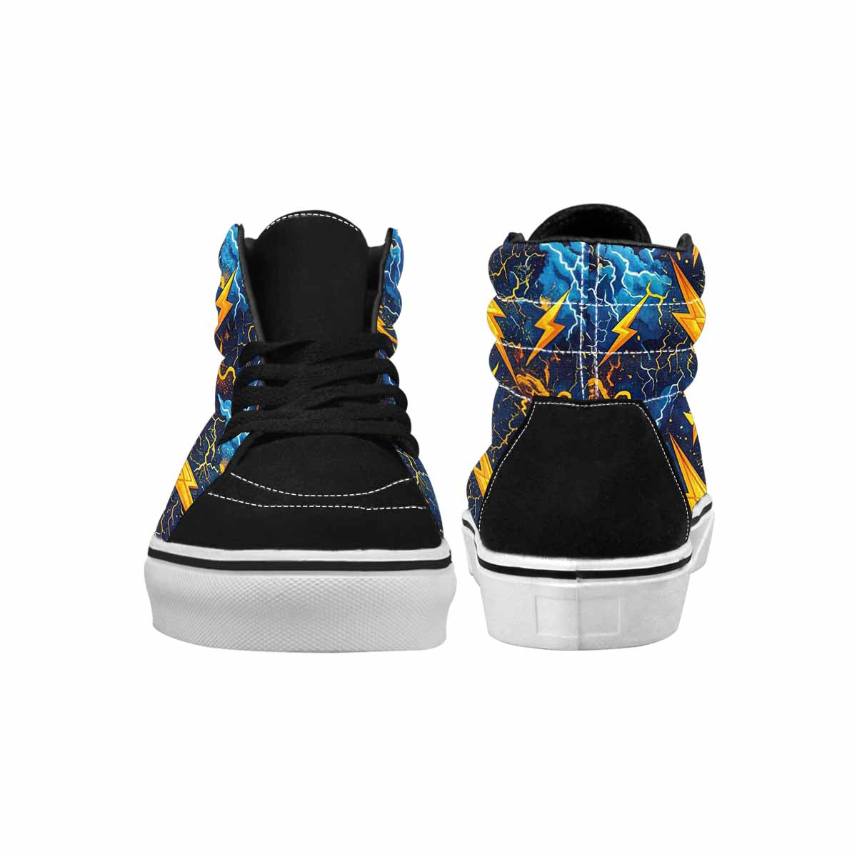 WOMEN'S Lightning Bolt High Top Canvas Aesthetic Shoes