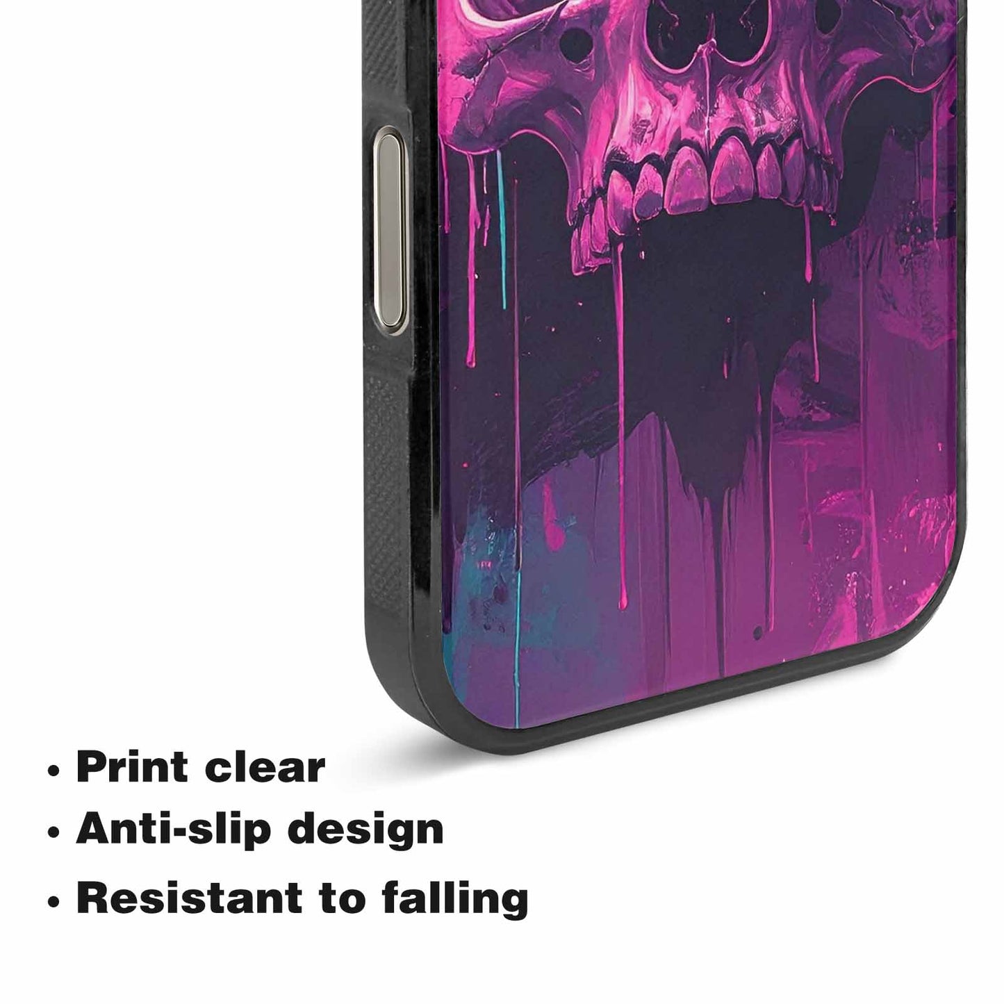 iPhone 16 Pro Max Case — 1000\'s Of Skulls Overlapping Each Other, Custom Print Case Cover