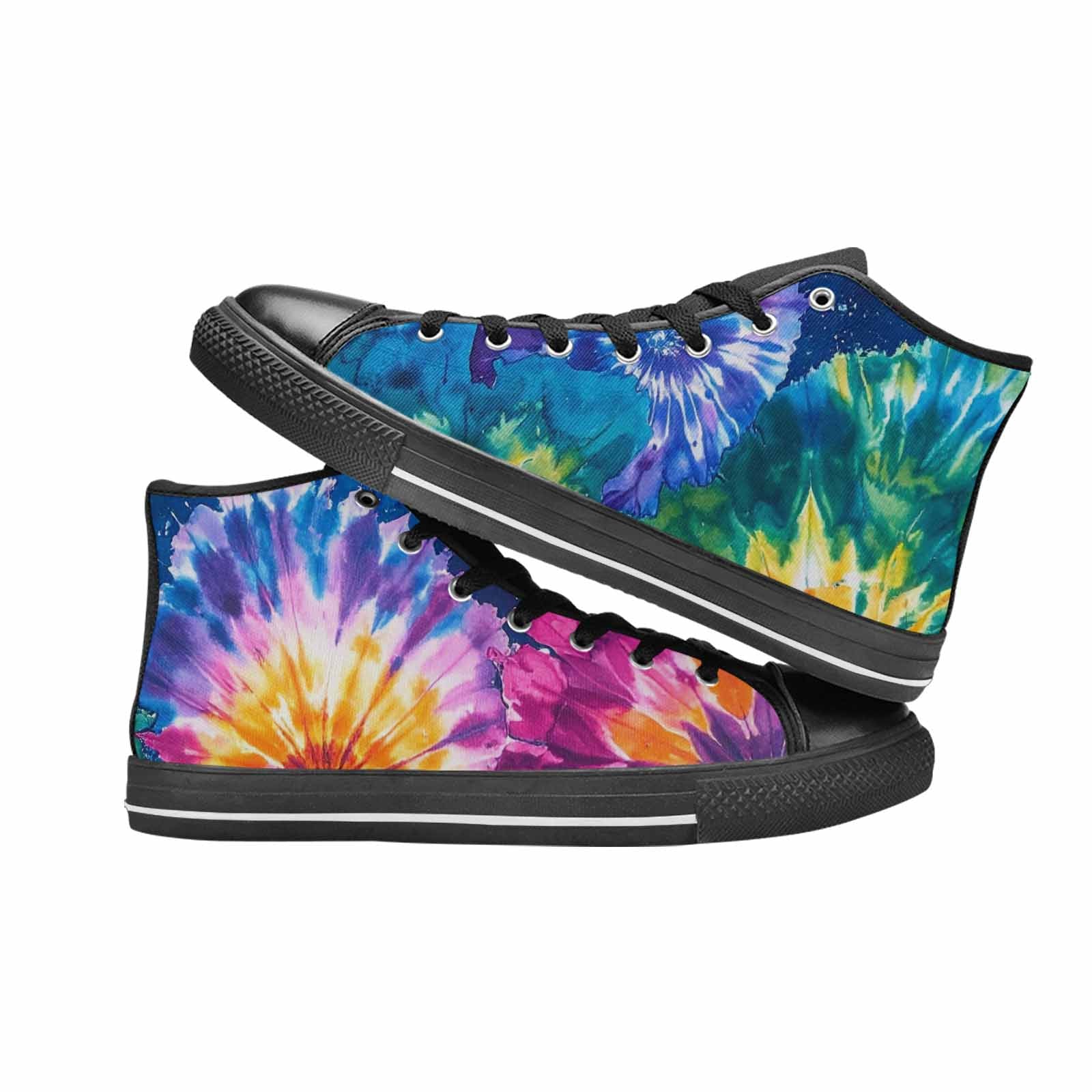 MEN'S Tie Dye Mixed Style High Top Canvas Dreamcore Sneakers