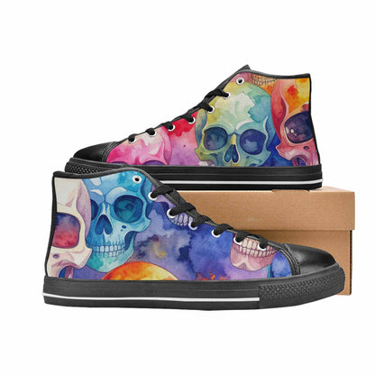 MEN'S Kulls - Watercolor High Top Canvas Grunge Shoes