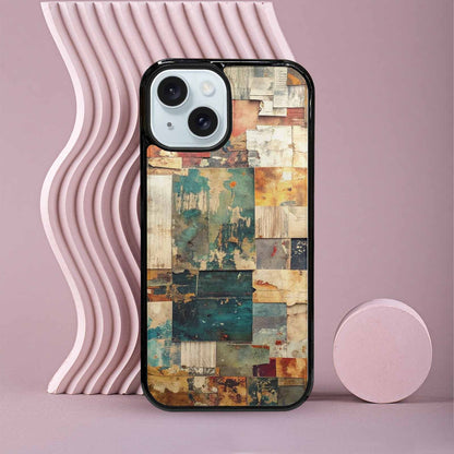iPhone 15 Case — Distressed Grunge Texture Pattern Hundreds Of, Custom Printed Phone Case