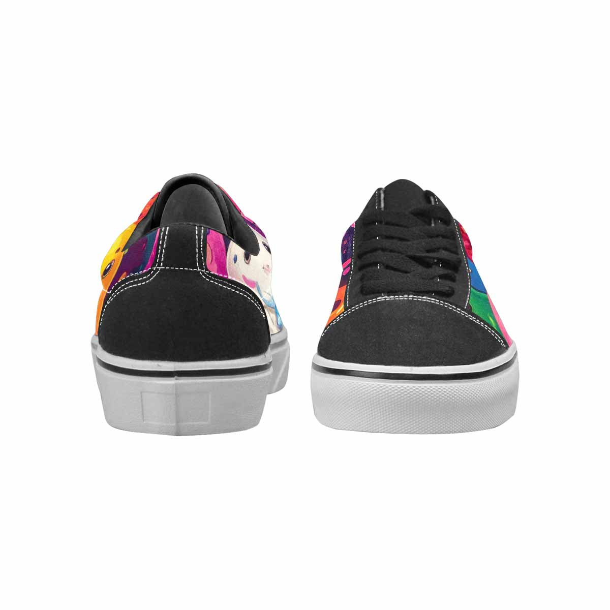 WOMEN'S Melting Ice Cream Monster Lace-Up Canvas Y2K Shoes
