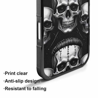iPhone 17 Case — Skull Dark Art Gothic Print Gothic, Personalized Phone Case