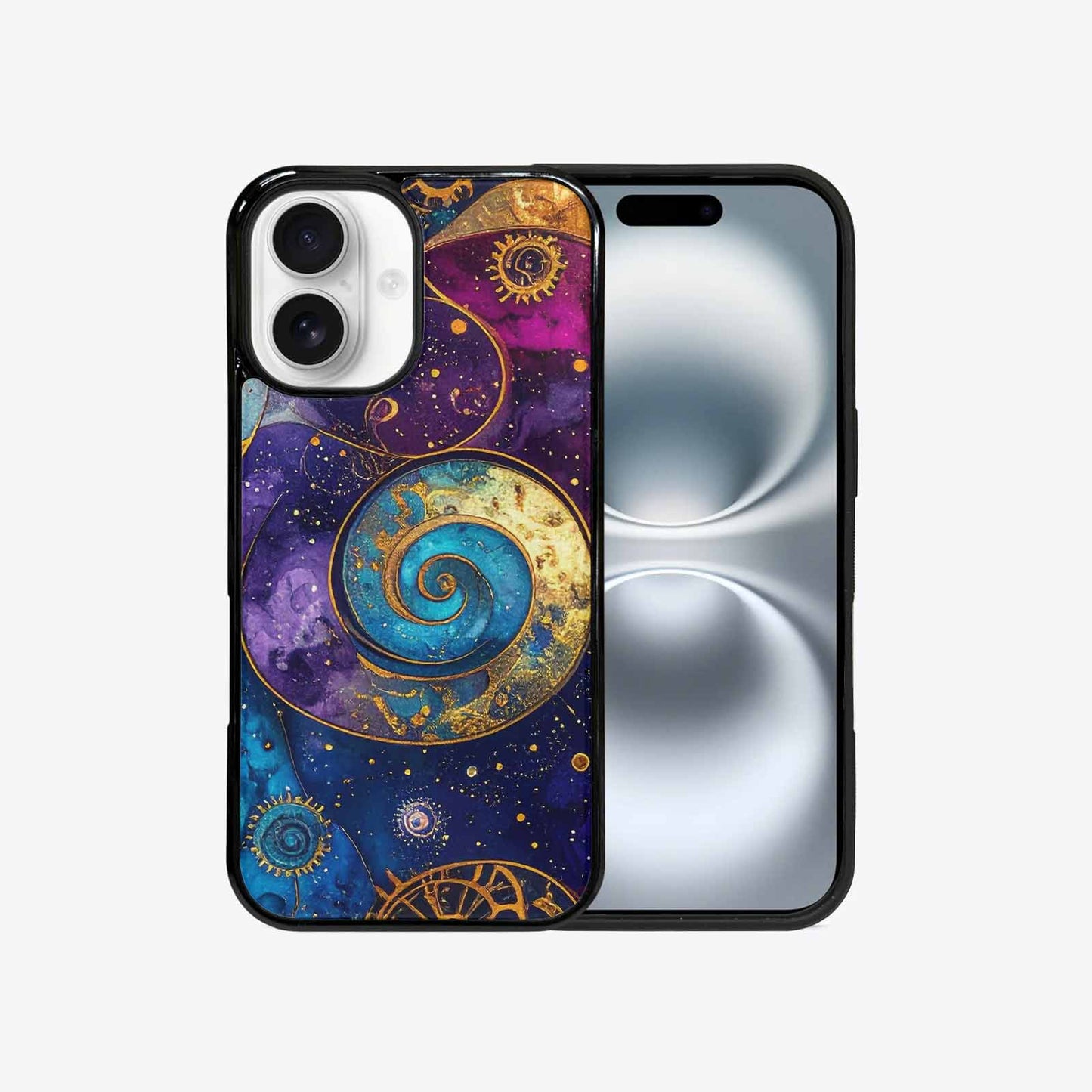 iPhone 16 Case — Steampunk Galaxy Custom, Unique Phone Case Design