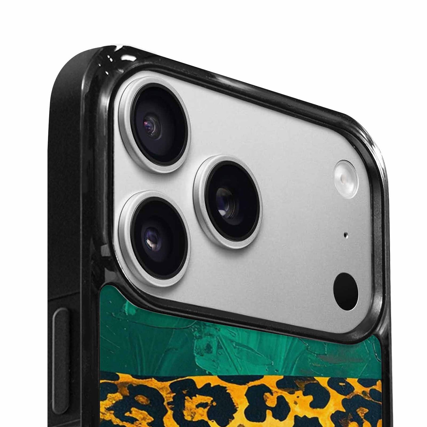 iPhone 17 Pro Case — Animal Print Leopard Wallpaper Pattern Animal, Custom Printed Phone Case