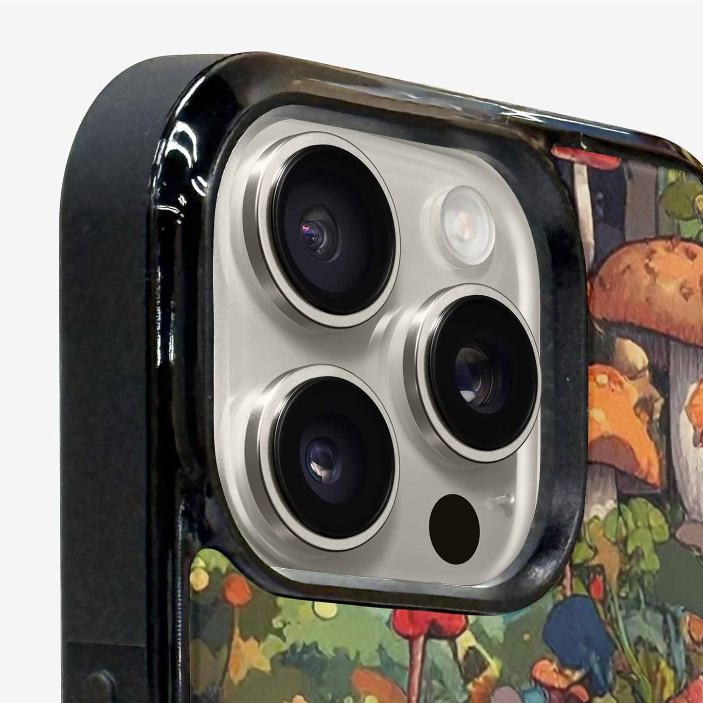 iPhone 16 Pro Case — Mushrooms Camomushrooms Patter Big, Custom Designed Case Cover