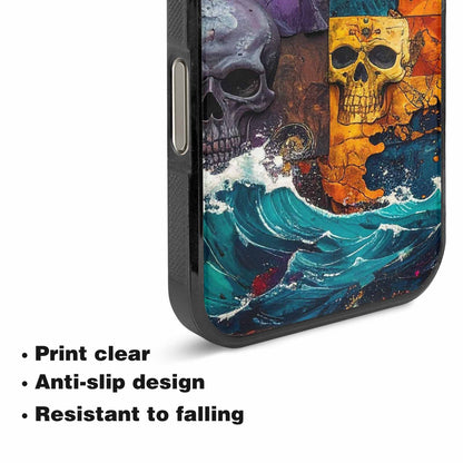 iPhone 16 Pro Case — Pirate Skull Flag Pirate Skull Flag, Custom Printed Phone Case