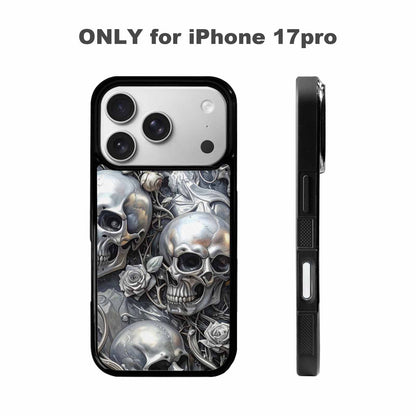 iPhone 17 Pro Case — Seamless Tileable Pattern Of Overlapping Gothic, Personalized Phone Case