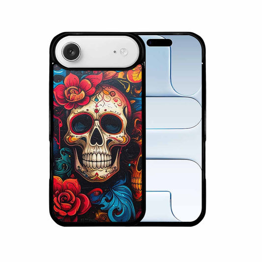 iPhone 17 Air Case — Graffiti Skull Gothic Skulls, Custom Printed Phone Case