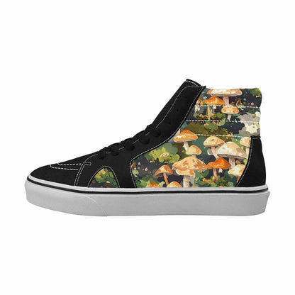 MEN'S Mushrooms  Camo Mushrooms High Top Canvas Vivid Custom Sneakers