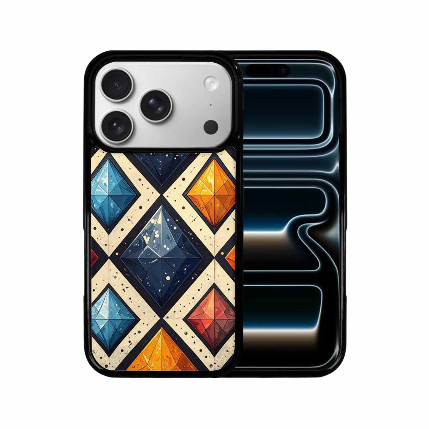 iPhone 17 Pro Case — Vintage Summer Diamond Retro Vintage, Customized Protective Case
