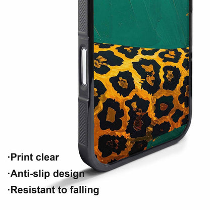 iPhone 17 Pro Case — Animal Print Leopard Wallpaper Pattern Animal, Unique Phone Case Design