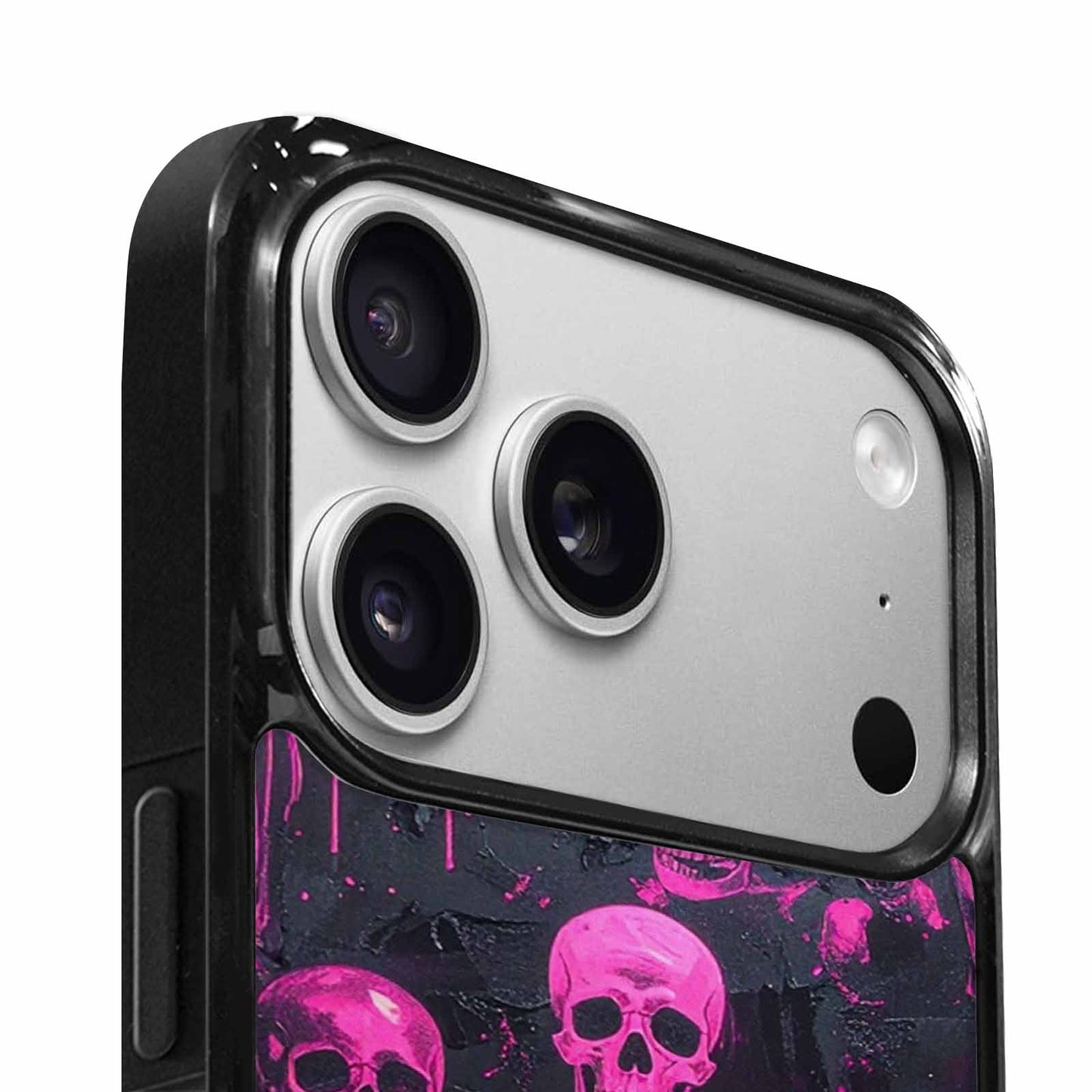 iPhone 17 Pro Case — Skeletons Neon Pink Glowskelet Svd Original, Unique Phone Case Design