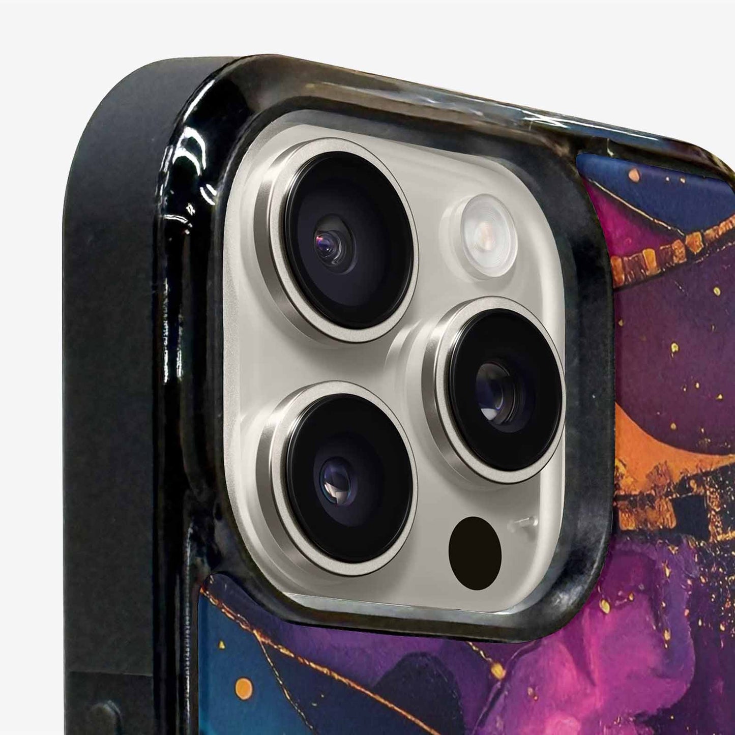 iPhone 16 Pro Case — Steampunk Galaxy Art Seamless Pattern Vibrant, Unique Phone Case Design