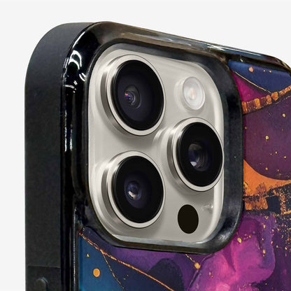 iPhone 16 Pro Case — Steampunk Galaxy Art Seamless Pattern Vibrant, Unique Phone Case Design