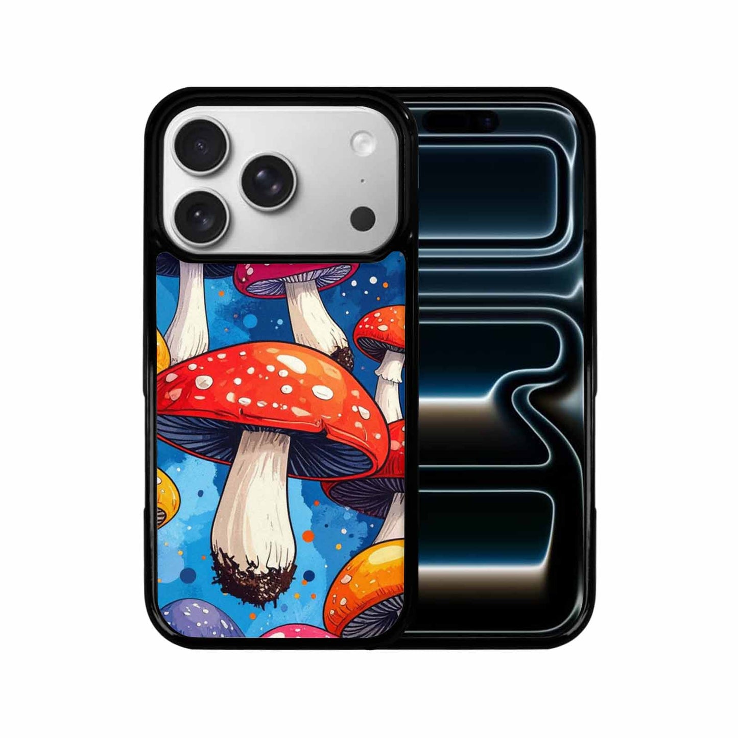 iPhone 17 Pro Case — Vivid Winter Mushroom Seamless Cartoon Cute, Personalized Phone Case