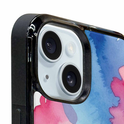 iPhone 15 Plus Case — Trans Strong Watercolor Seamless Pattern Vibrant, Unique Phone Case Design