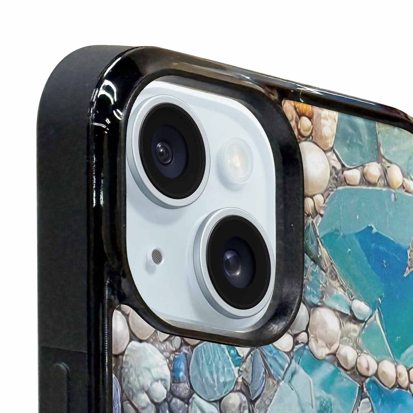 iPhone 15 Plus Case — Seashell Collage Seashell Collage Pattern Hundreds, Unique Phone Case Design