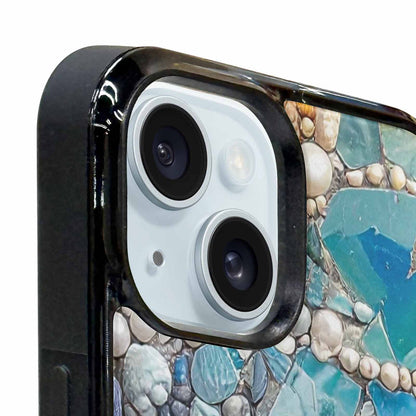 iPhone 15 Plus Case — Seashell Collage Seashell Collage Pattern Hundreds, Unique Phone Case Design