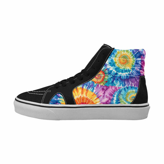 MEN'S Tie Dye Swirl High Top Canvas Surreal Shoes