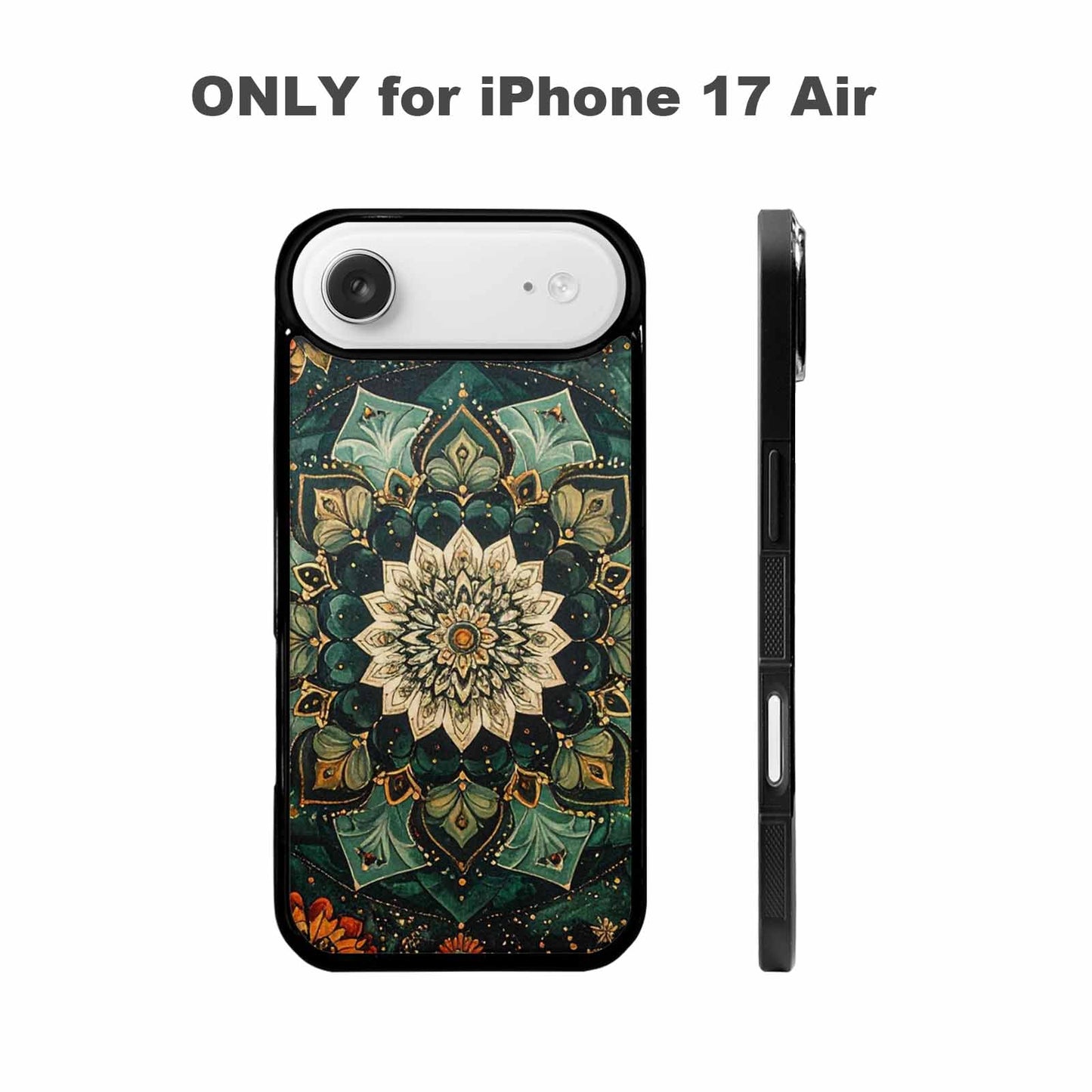 iPhone 17 Air Case — Small Mandala Pattern Randomly Varying Floral, Custom Art Phone Cover