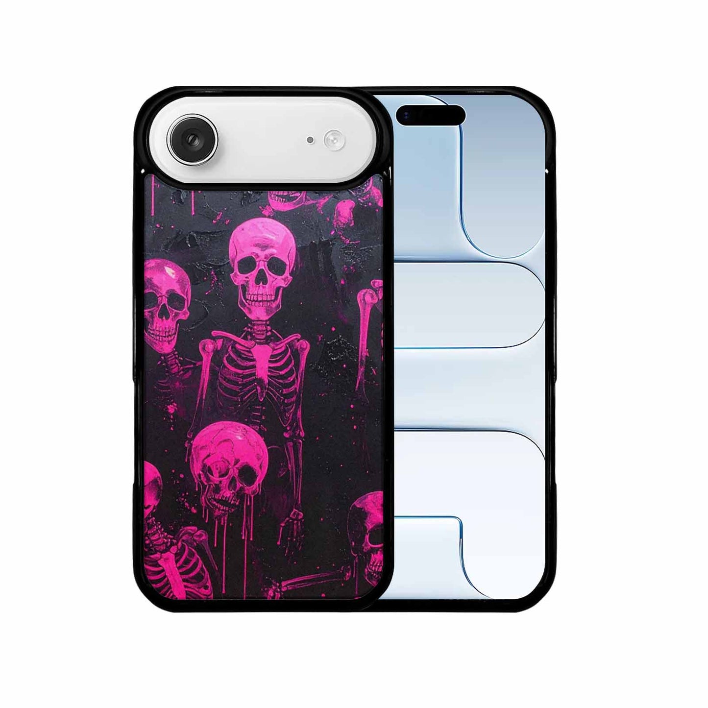 iPhone 17 Air Case — Skeletons Neon Pink Glowskelet Svd Original, Unique Phone Case Design