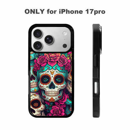 iPhone 17 Pro Case — Skull Dark Art Gothic Print Gothic, Customized Protective Case