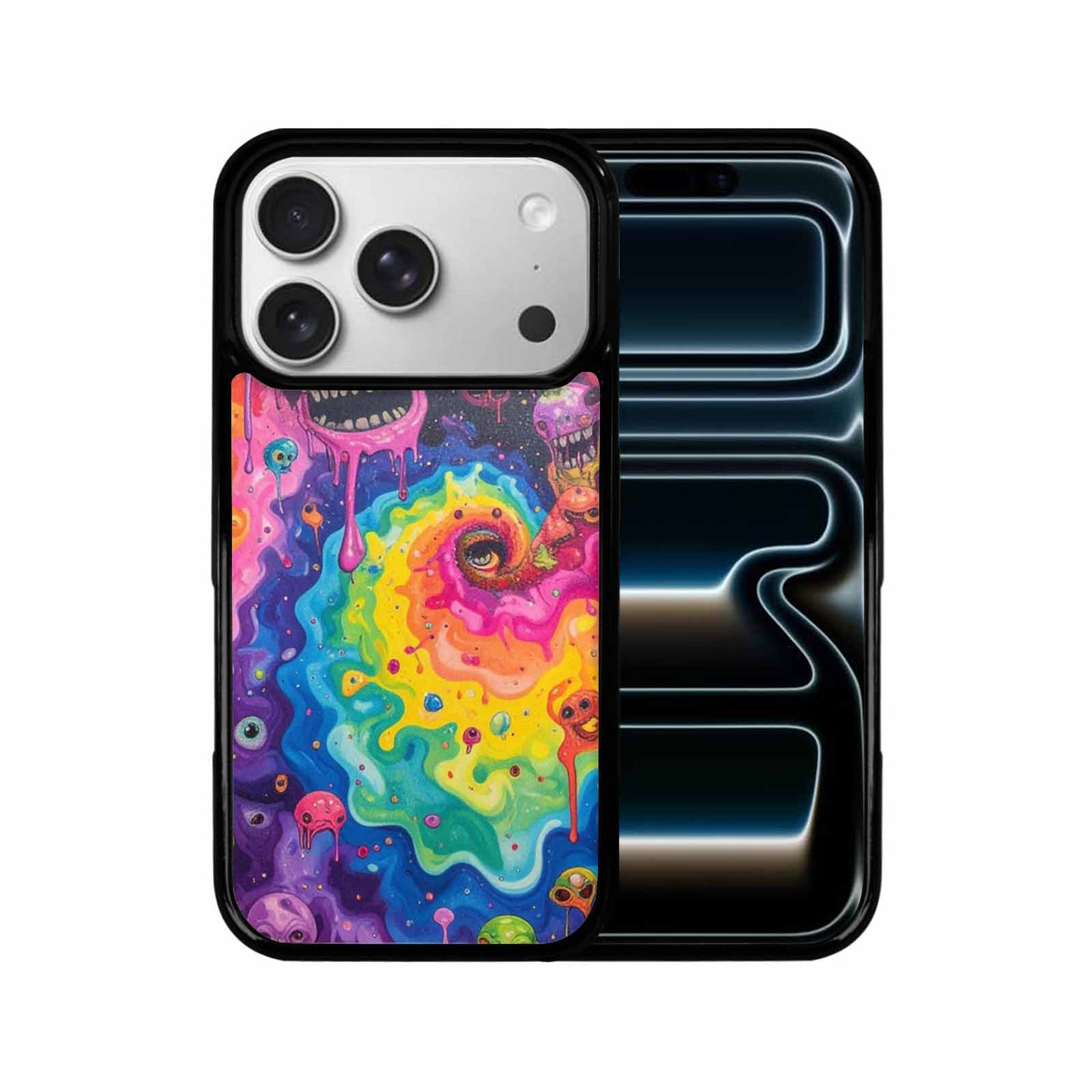iPhone 17 Pro Case — Aliens Tie Dyemelting Aliens P Tie, Customized Protective Case
