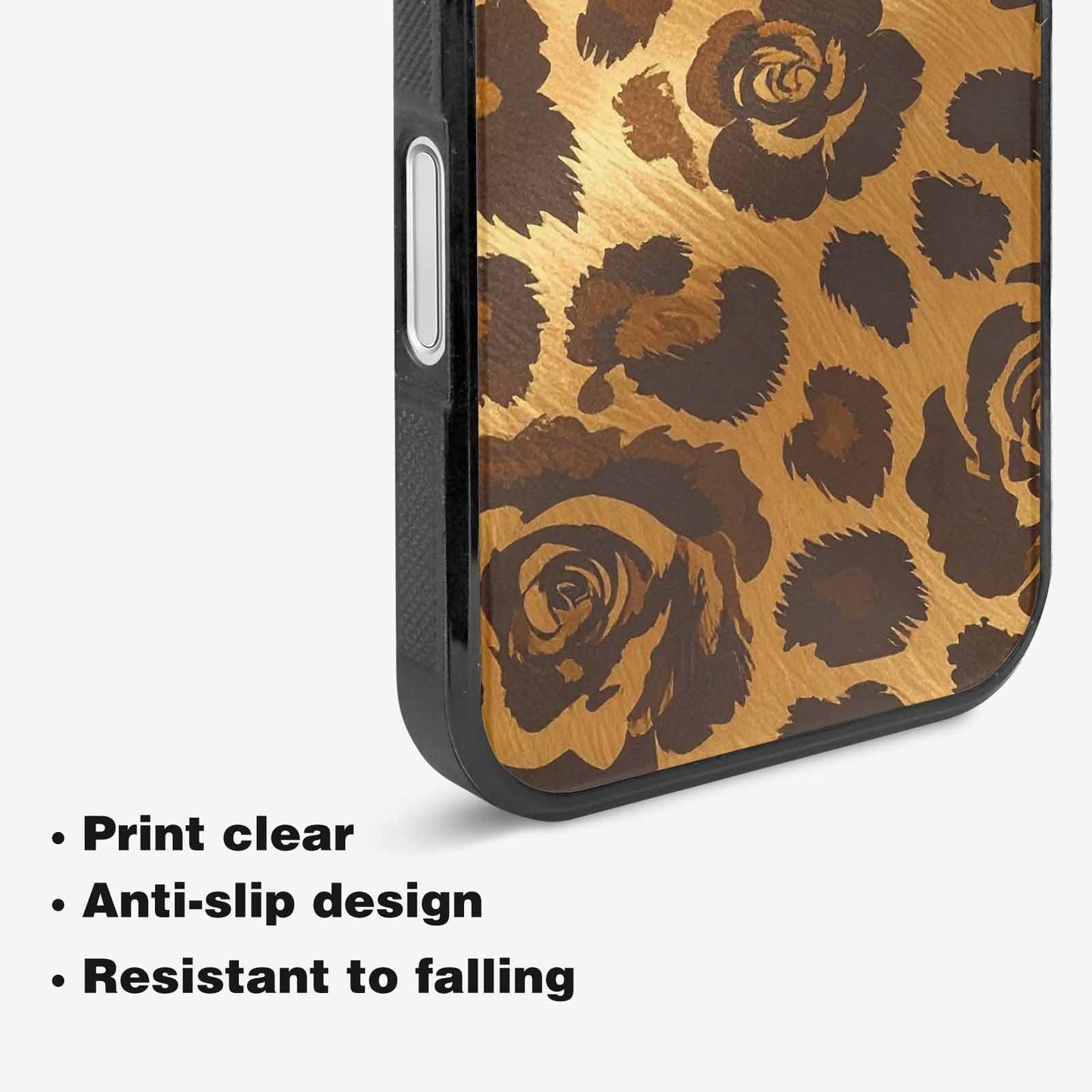 iPhone 16 Plus Case — Classic Leopard Print Warm Golden Tan, Customized Protective Case