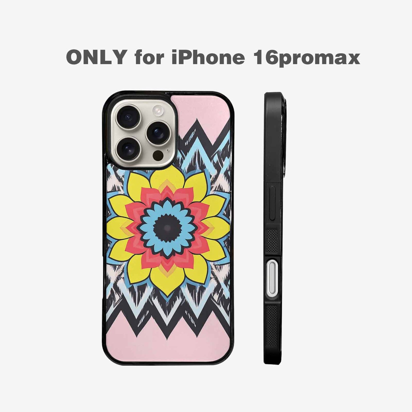iPhone 16 Pro Max Case — 1960s Mod Cartoon Art Pattern, Custom Phone Case