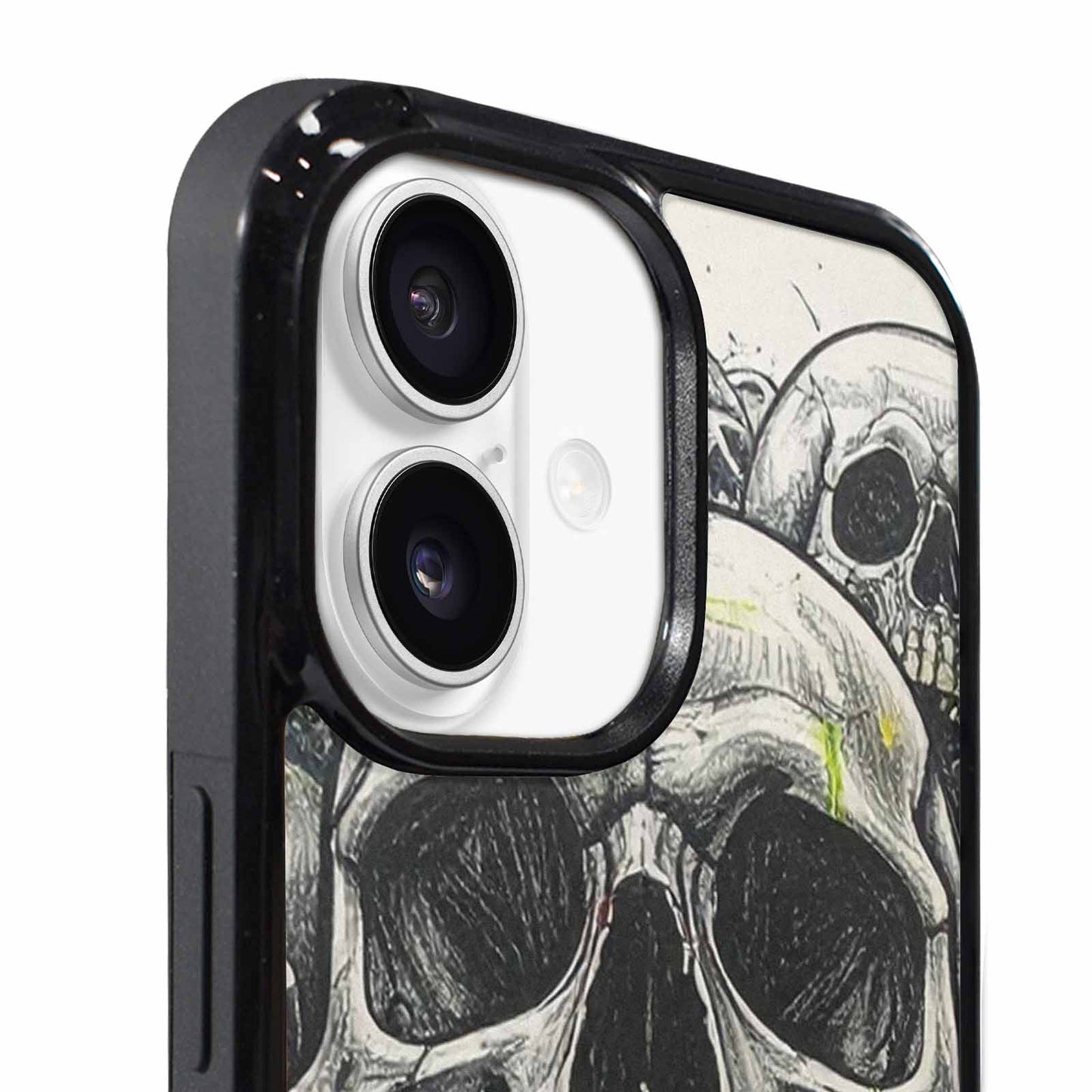 iPhone 17 Case — Rainbow From Skull\'s Mouth Gothic Skulls, Custom Print Case Cover