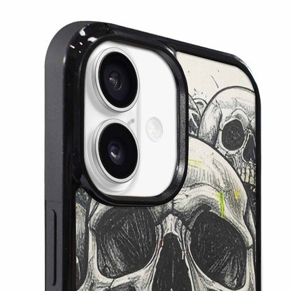 iPhone 17 Case — Rainbow From Skull\'s Mouth Gothic Skulls, Custom Print Case Cover