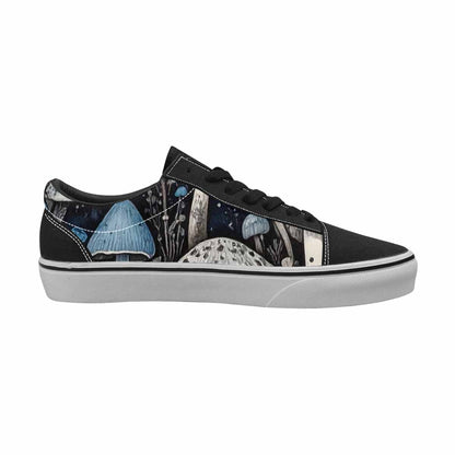 WOMEN'S Mushrooms (general) Lace-Up Canvas Surreal Shoes