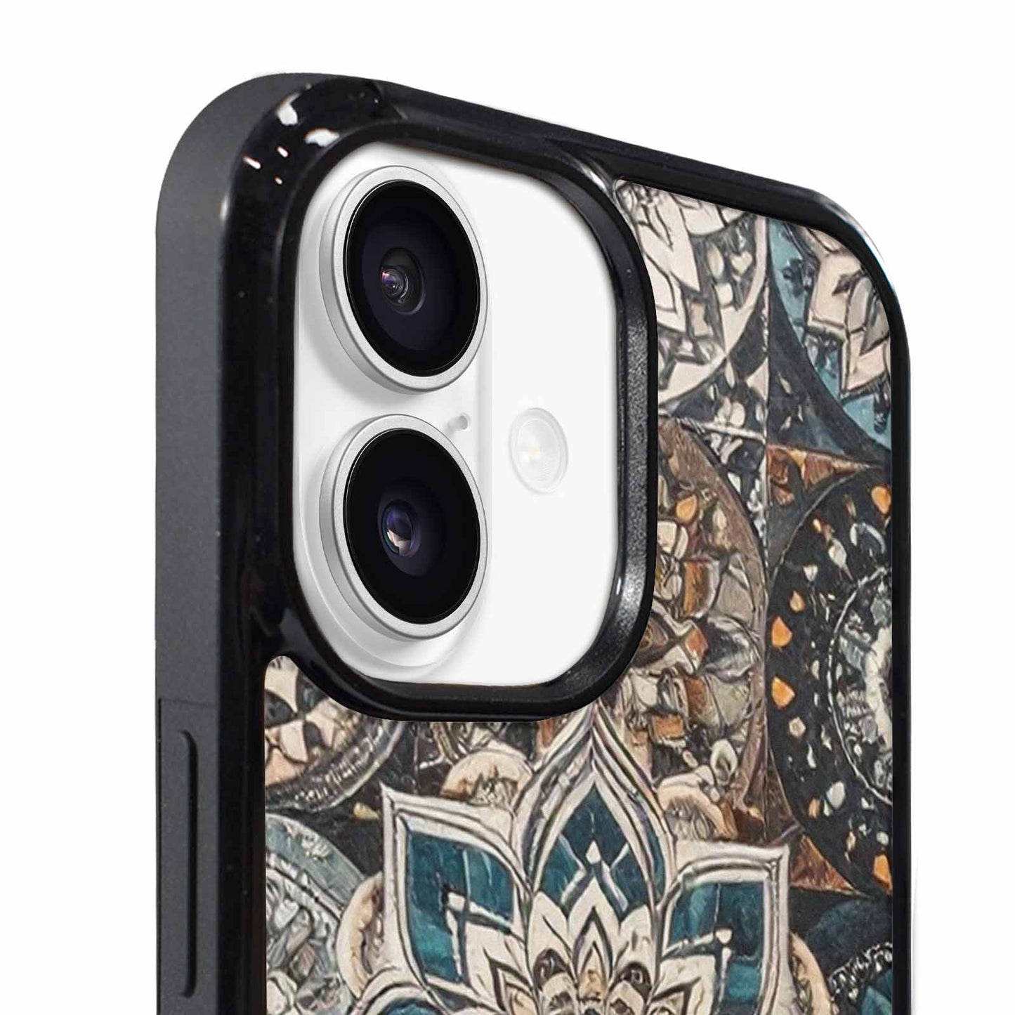 iPhone 17 Case — Small Mandala Pattern, Randomly Floral, Customized Protective Case