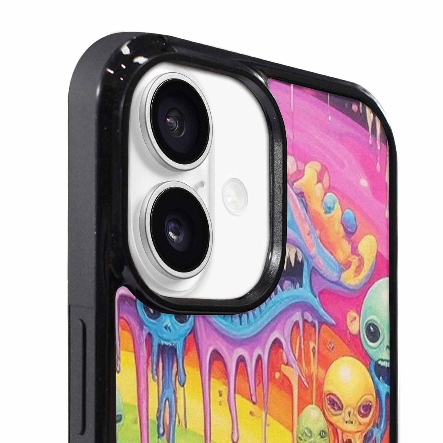 iPhone 17 Case — Aliens Tie Dyemelting Aliens Tie Dye, Custom Print Case Cover