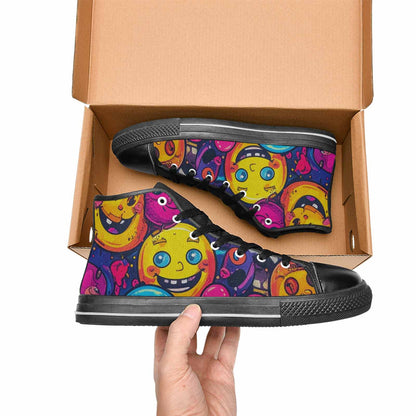 MEN'S Funny Looking Cartoon High Top Canvas Dreamcore Shoes