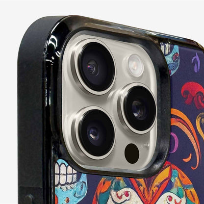 iPhone 16 Pro Max Case — Day Dead Sugar Skull Art 100s, Custom Art Phone Cover