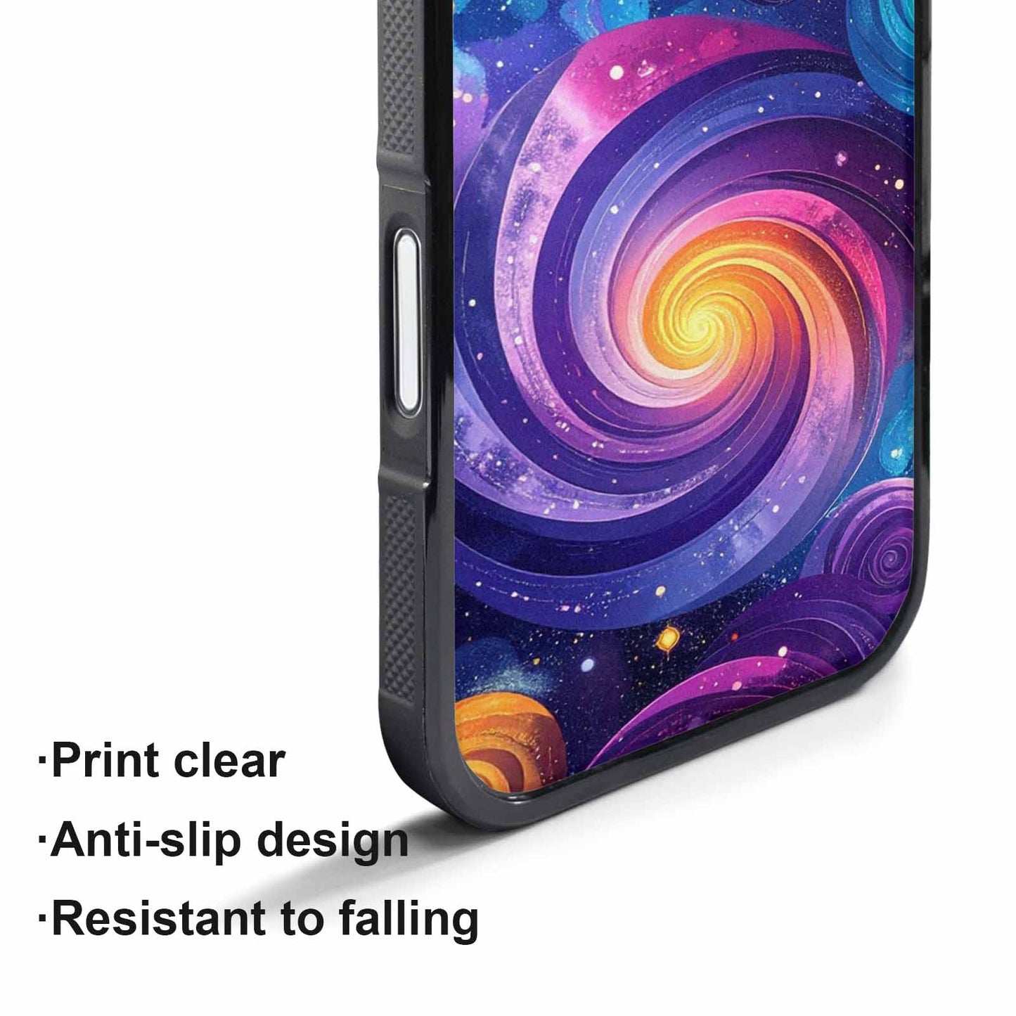 iPhone 17 Pro Max Case — Rose Galaxy Art Seamless Galaxy Space, Original Design Phone Case