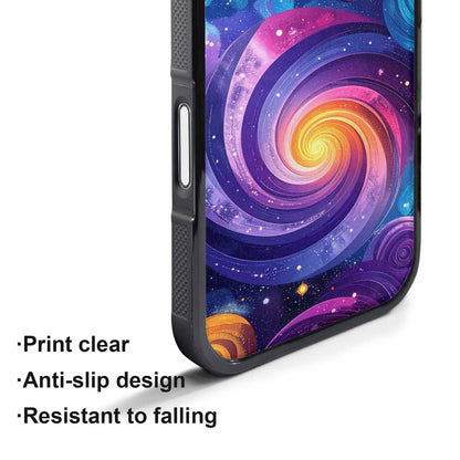 iPhone 17 Pro Max Case — Rose Galaxy Art Seamless Galaxy Space, Original Design Phone Case