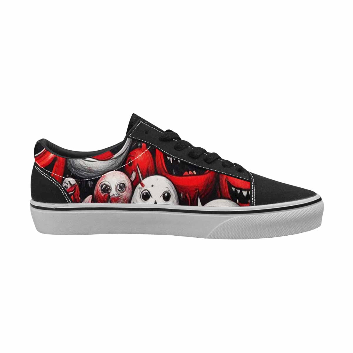 WOMEN'S Monsters (general) Lace-Up Canvas Neon Fantasy Shoes