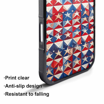 iPhone 17 Pro Max Case — Small American Flag Stars Galaxy Space, Customized Protective Case