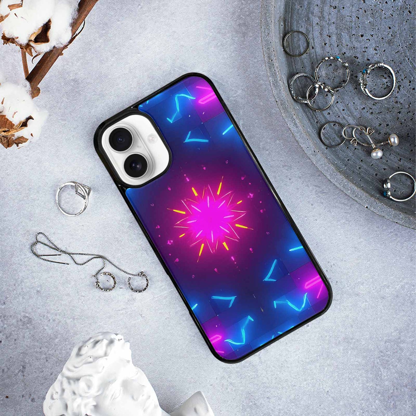 iPhone 16 Plus Case — 80s Retro Motif 80s Retro Motifs, Custom Made Phone Cover