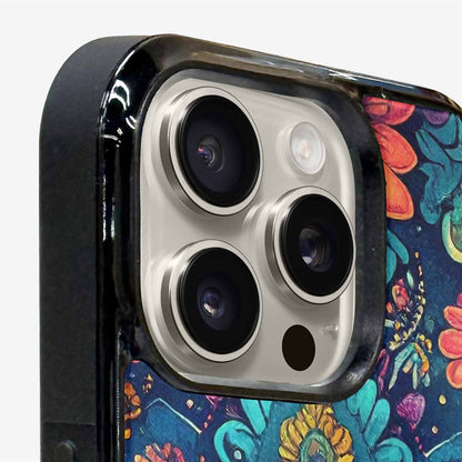 iPhone 16 Pro Case — Paisley Mandala, Custom Printed Phone Case