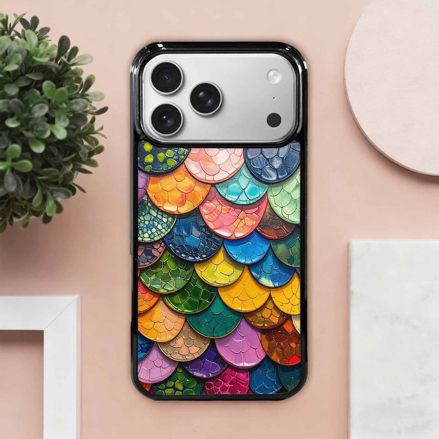 iPhone 17 Pro Max Case — Reptile Scale Full Color Original Art, Original Design Phone Case