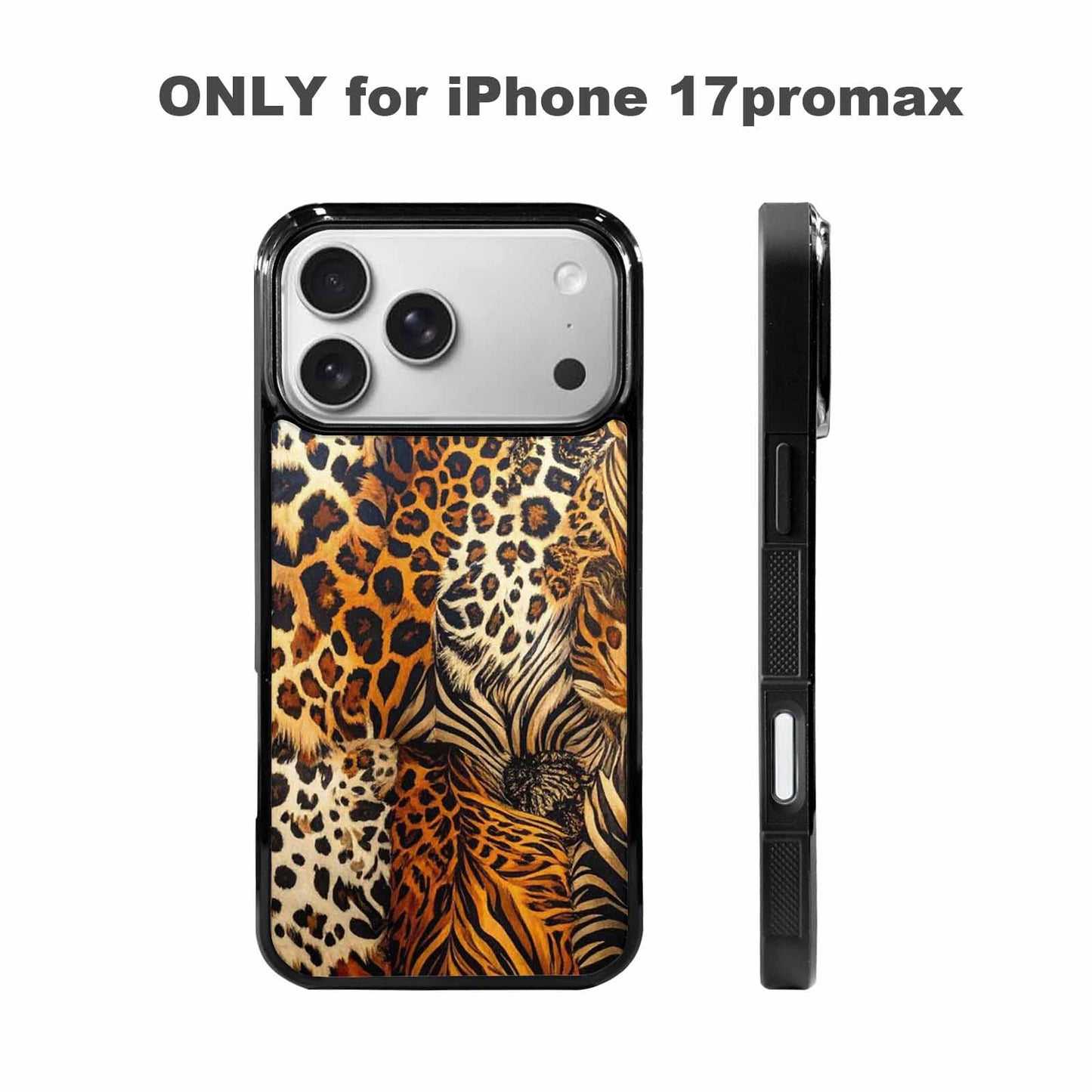 iPhone 17 Pro Max Case — Small Animal Print Pattern, Animal Print, Custom Print Case Cover