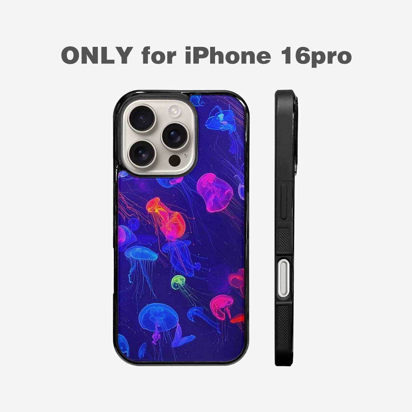 iPhone 16 Pro Case — Jellyfish Glow Jellyfish Glow Pattern Hundreds, Personalized Phone Case