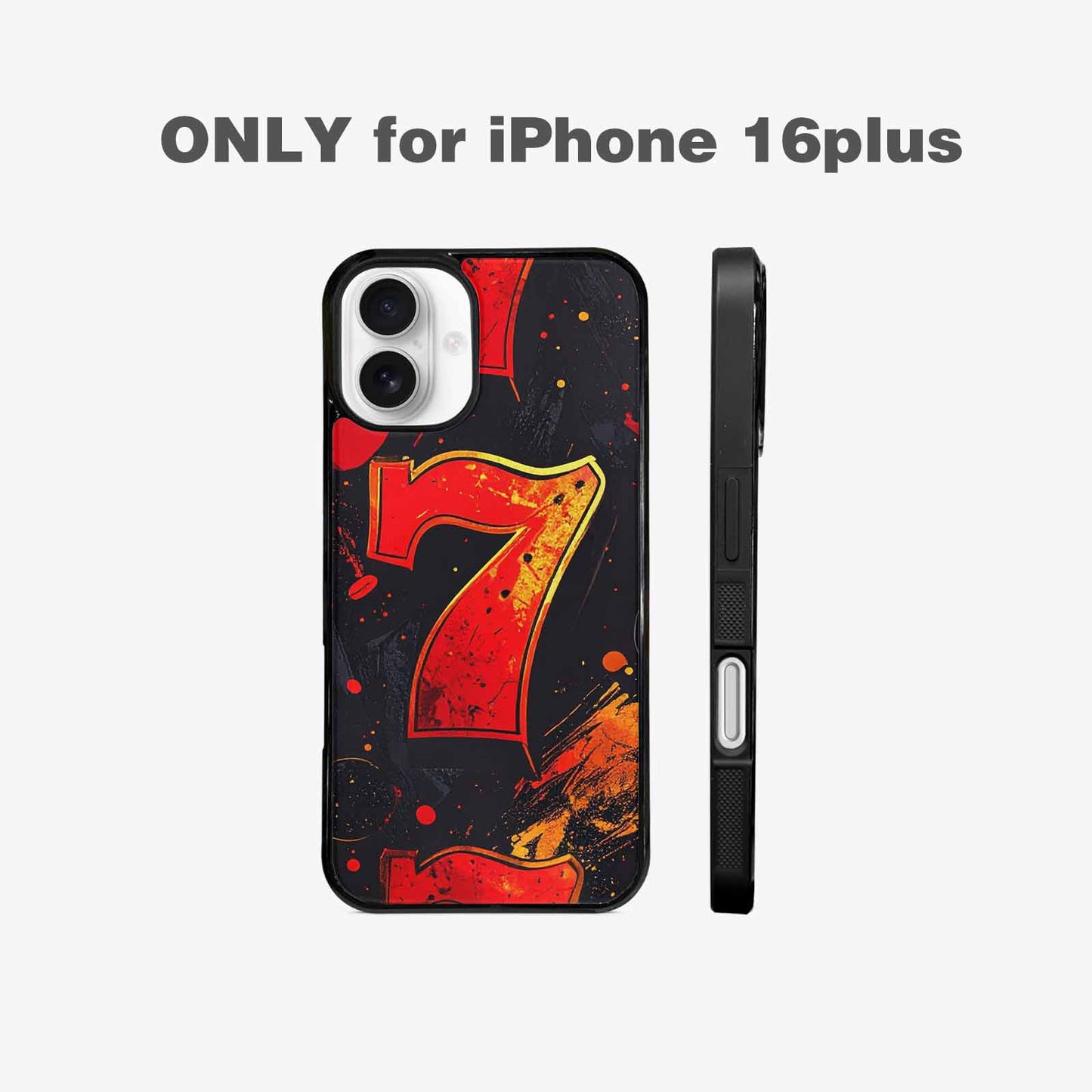 iPhone 16 Plus Case — Dice And Casino Pattern Seamless Repeat, Custom Phone Case