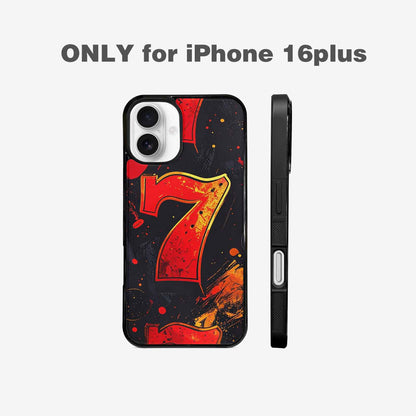 iPhone 16 Plus Case — Dice And Casino Pattern Seamless Repeat, Custom Phone Case